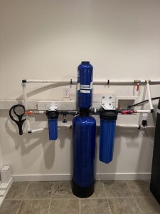 water filtration system set up