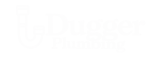 White Dugger Plumbing Logo